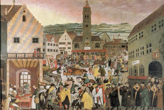 Аугсбург, 1550 год
