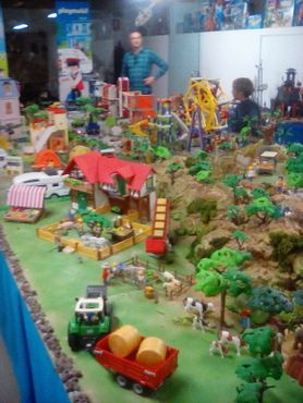 Часть экспозиции компании Playmobil