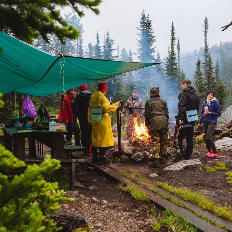 Гостевые домики, Палатка