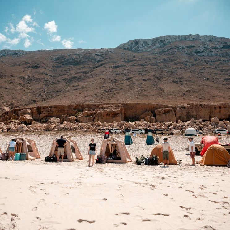 Кемпинги, Палатки