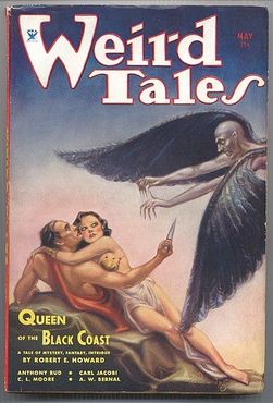 Журнал Weird Tales с изображением Конана, самого популярного персонажа Говарда