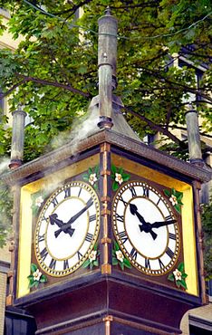 Паровые часы в Гэстауне