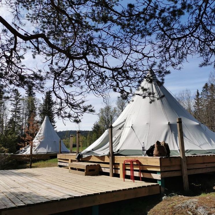 Бунгало, Глэмпинги