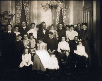 Семья Холлидей в Кейро, штат Иллинойс, 1903 год