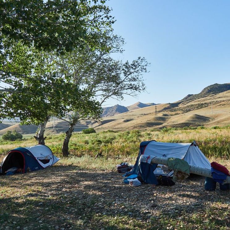 Кемпинги, Палатки