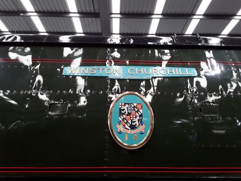 Траурный поезд Черчилля