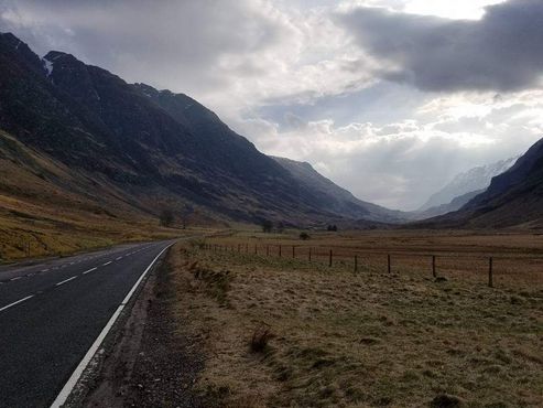 Шоссе A82 через Гленко