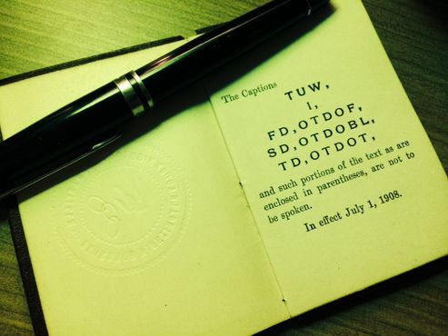 Кодекс «Ордена Странных Товарищей» 1908 года (из коллекции автора)
