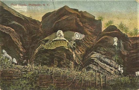 Пратт-Рок на открытке 1909 года