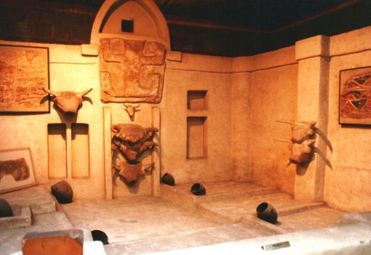 Чаталхёюк (экспозиция Музея анатолийских цивилизаций в Анкаре)