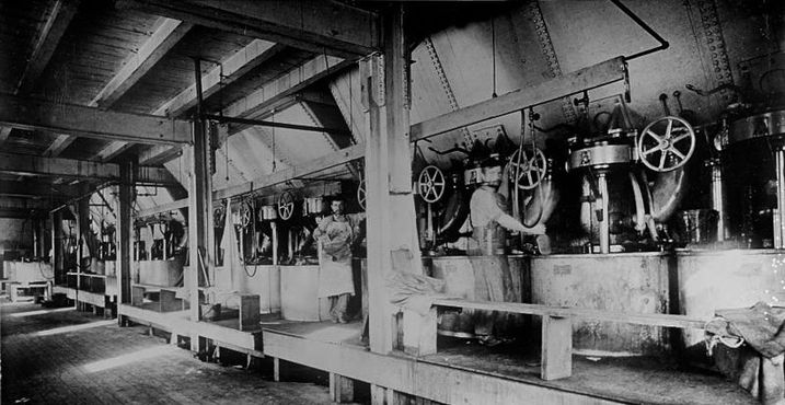 Сахарный завод в Беттеравии, между 1910 и 1920 годами