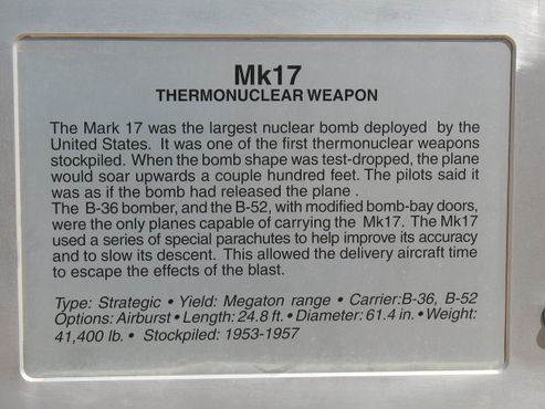 Пластина с описанием Mk17