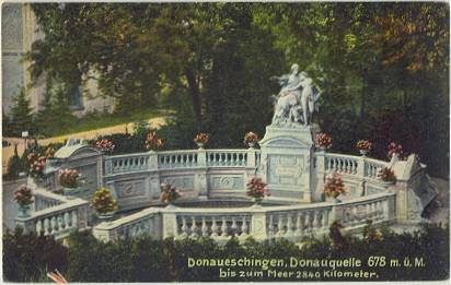 Донауквелле на открытке 1900 года