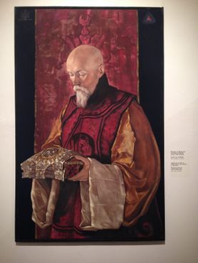 Портрет Николая Рериха, написанный его сыном