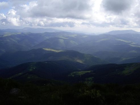 Вид с горы Поп-Иван