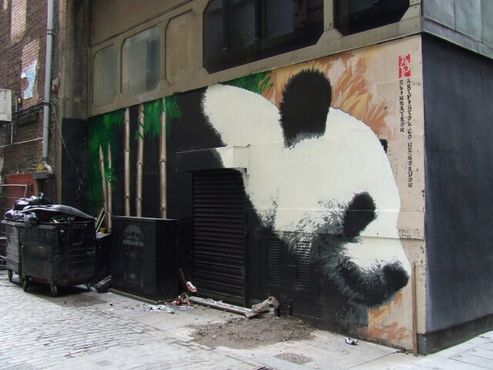 Фреска «Панда» в Глазго