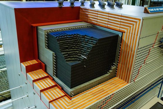 Модель ядра реактора