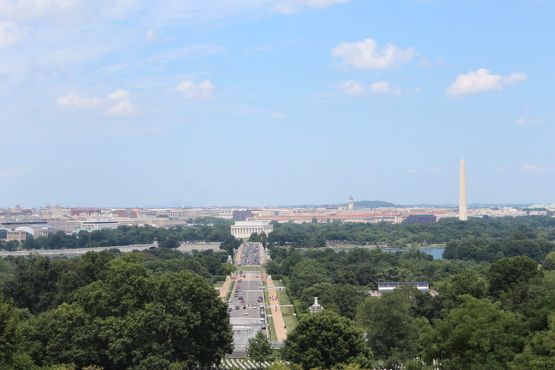 Вид на Вашингтон с Арлингтон-хаус