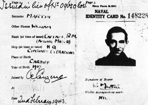 Фальшивая идентификационная карточка Мартина