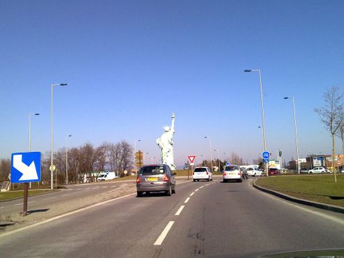 Статуя Свободы в Кольмаре