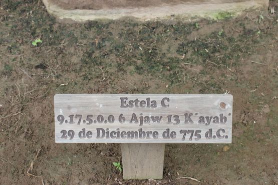 Пример даты длинного счета календаря майя 