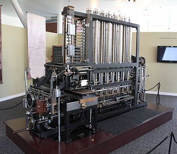 Разностная машина № 2 в Музее компьютерной истории в 2008 году