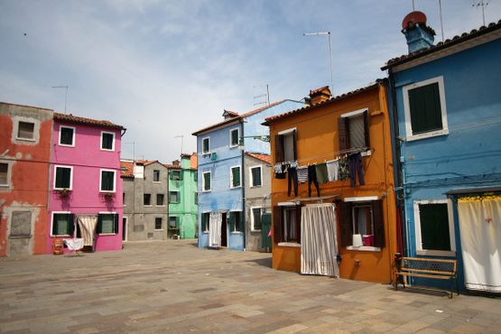 Разноцветные дома острова Бурано