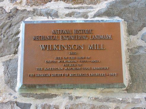 Табличка на фабрике Уилкинсона