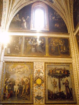 Та самая картина, висящая в часовне Непорочного Зачатия Кафедрального собора Сеговии