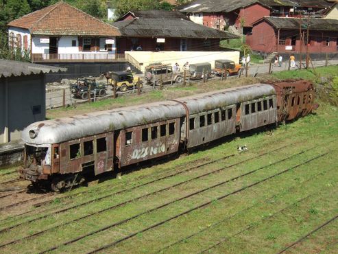 Старые вагоны в Паранапиакабе