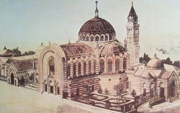 Первоначальный проект Королевской базилики Богоматери Аточской и Пантеона выдающихся людей
