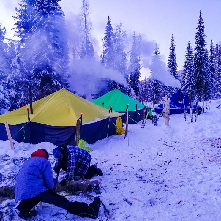 Гостевые домики, Хижины, Палатки