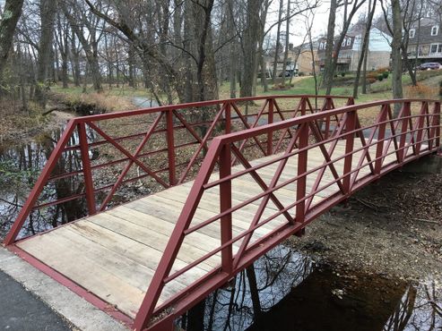 Мост в парке Фоксстоун