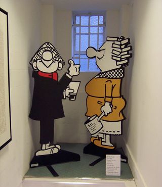 Энди Кэпп и Фло в Музее мультипликации