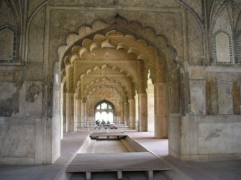 Внутри Красного форта, Дели