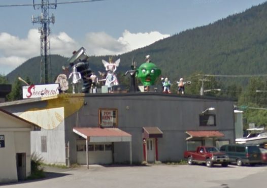 Металлические скульптуры «Волшебник из страны Оз»