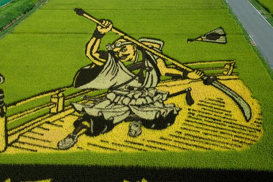Воин из рисовых стеблей (Flickr/shinkusano)