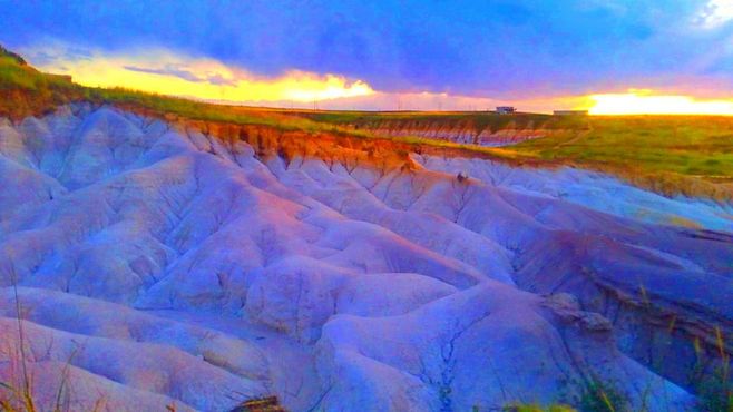 Парк «Пейнт Майнс» на закате, 15 августа 2018 г.