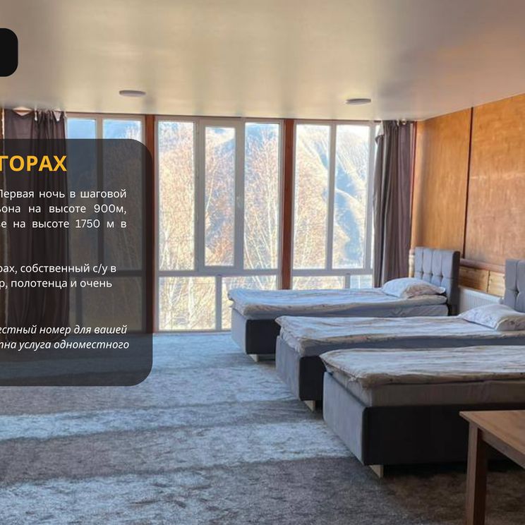 Гостевые домики, Отели 3*, Отели 4*, Коттеджи