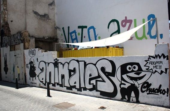 Граффити в районе Эль Кармен, Валенсия