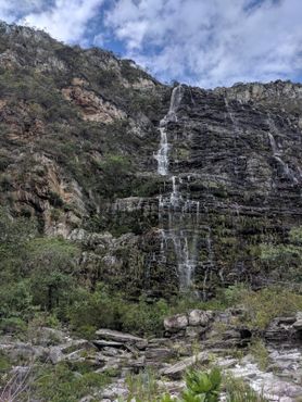 Вид на водопад Кашуэйра-ду-Лажеаду
