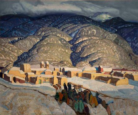 Эрнест Леонард Блюменшайн - «Горы Сангре-де-Кристо», 1926 г.