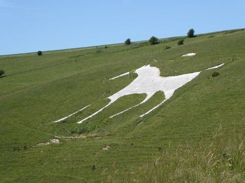 Белая лошадь Олтон-Барнса