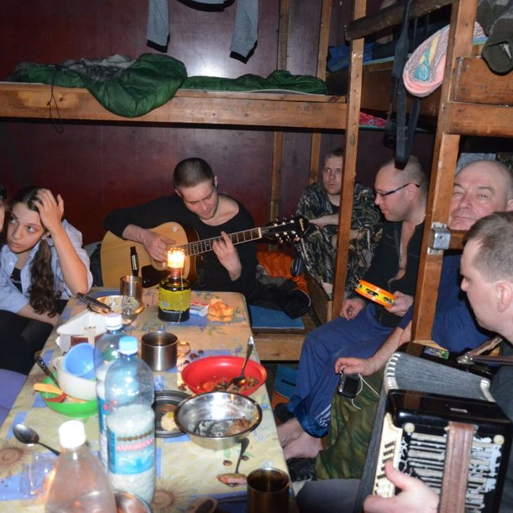 Хижины, Палатки