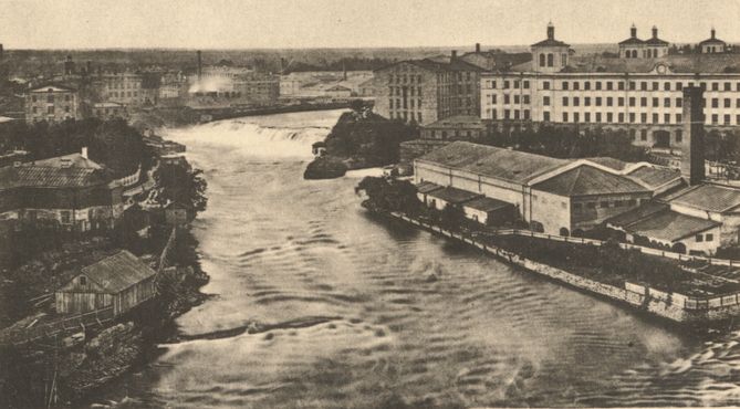 Кренгольмская мануфактура в 1886 году