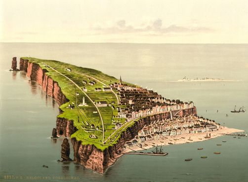 Остров примерно в 1890 году