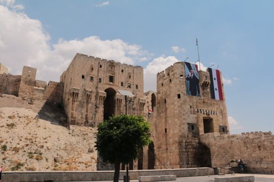 Вход в цитадель Алеппо