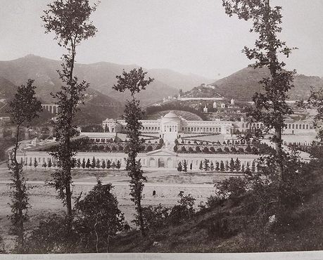 Вид на кладбище, конец XIX века