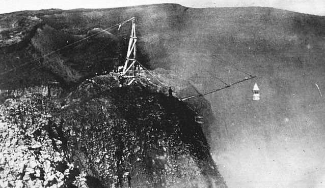 Вулкан Михара в 1930-е годы