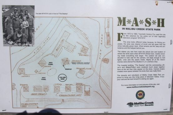 Табличка, на которой изображена карта съёмочного комплекса